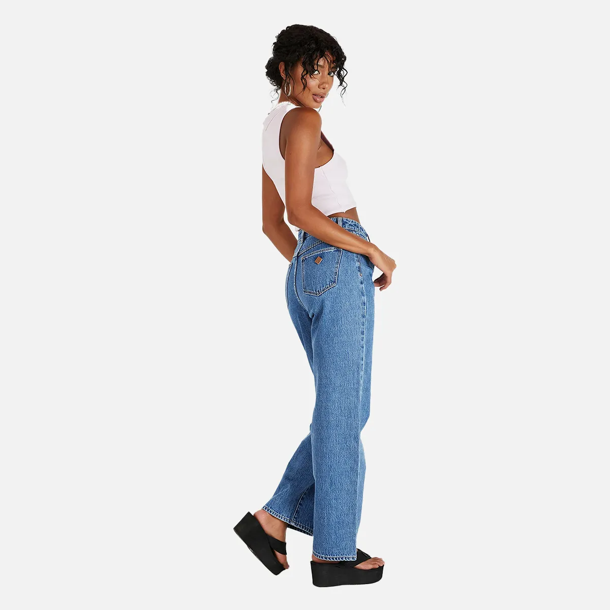 Abrand Carrie Jean Daria - Mid Vintage Blue
