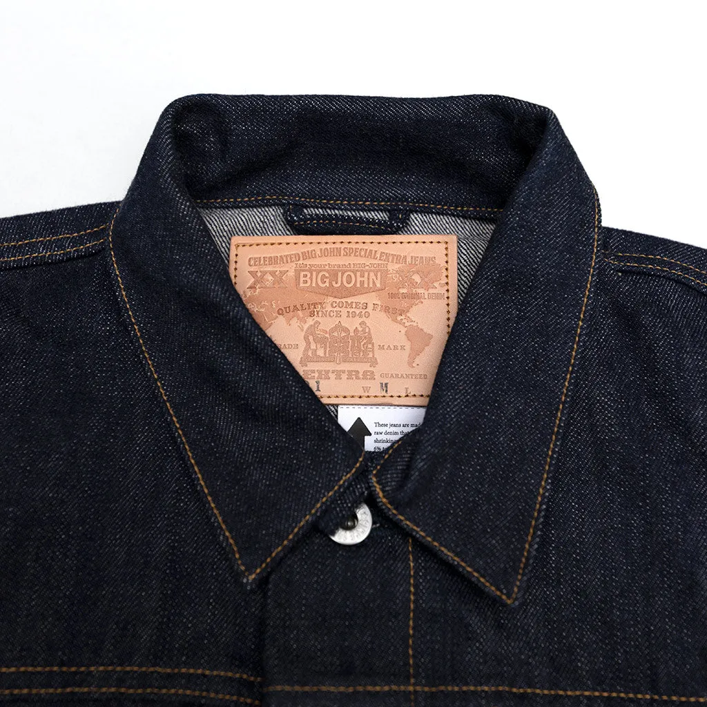 Big John 15.8oz. "Extra" Organic Cotton Embroidered Back Selvedge Jacket