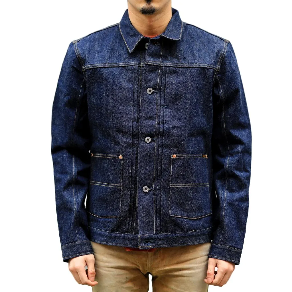 Big John 15.8oz. "Extra" Organic Cotton Embroidered Back Selvedge Jacket