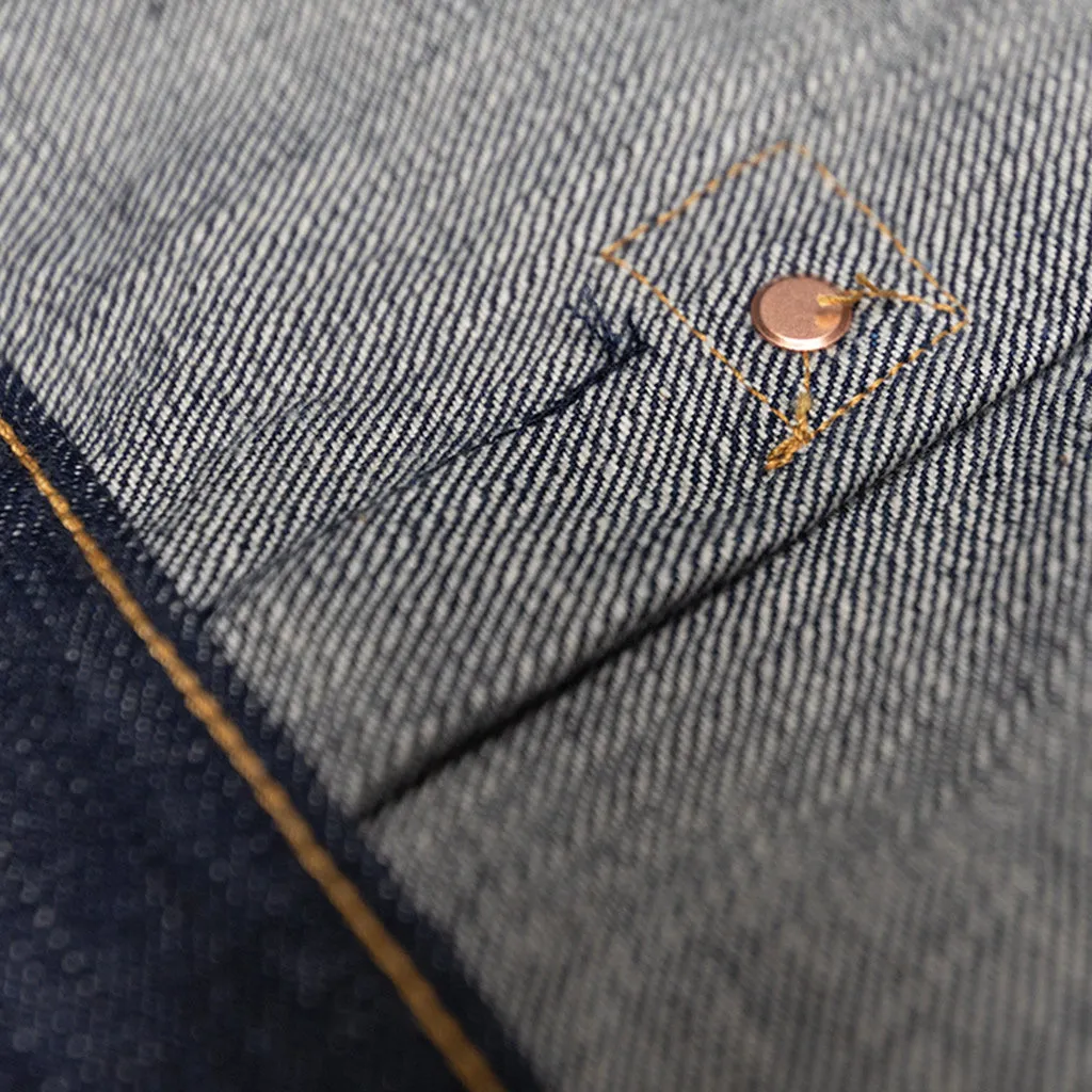 Big John 15.8oz. "Extra" Organic Cotton Embroidered Back Selvedge Jacket