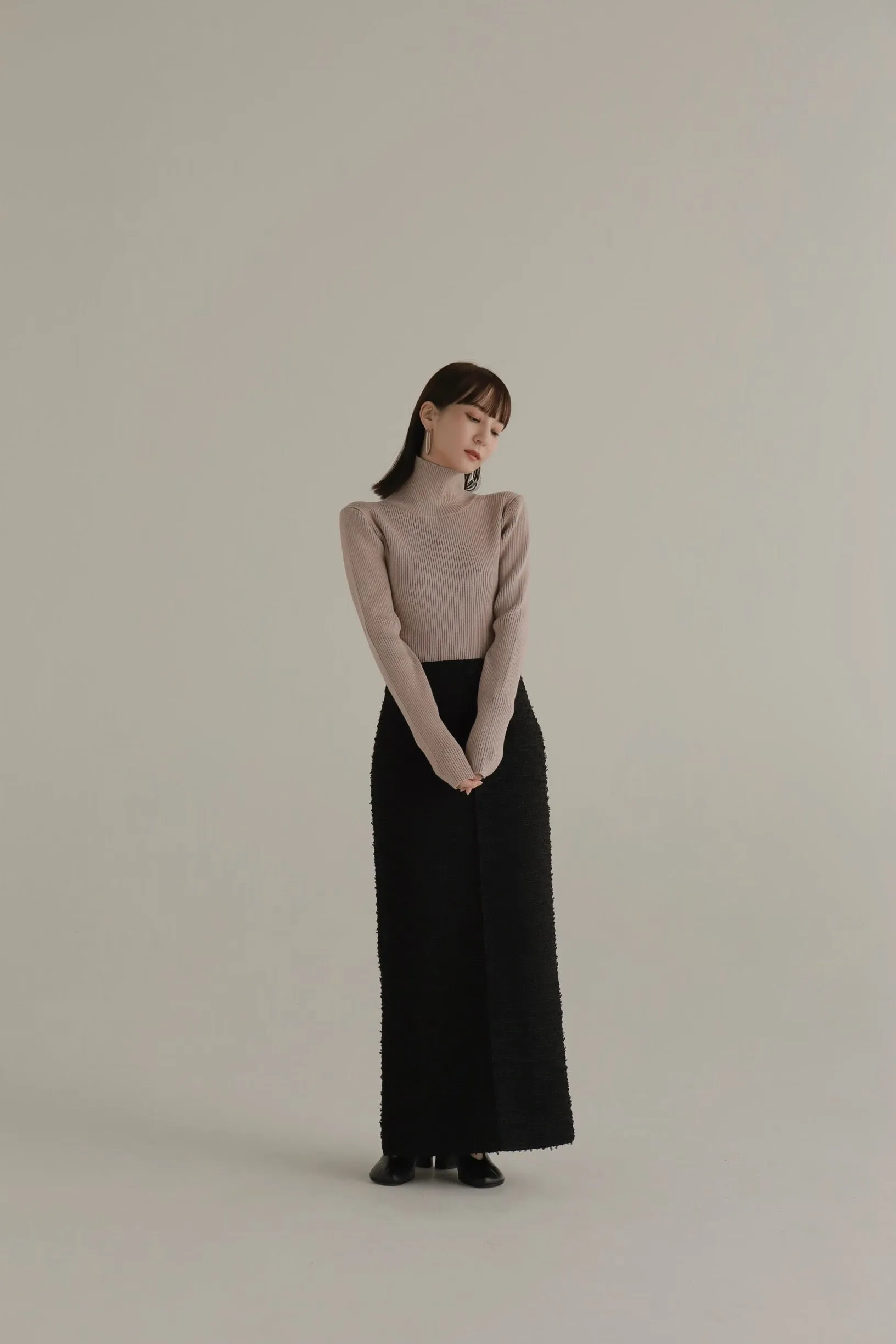 bonding tweed pencil skirt