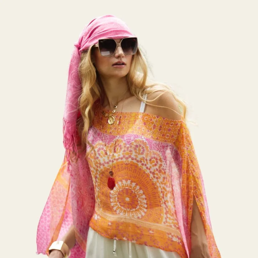 Chiffon Poncho