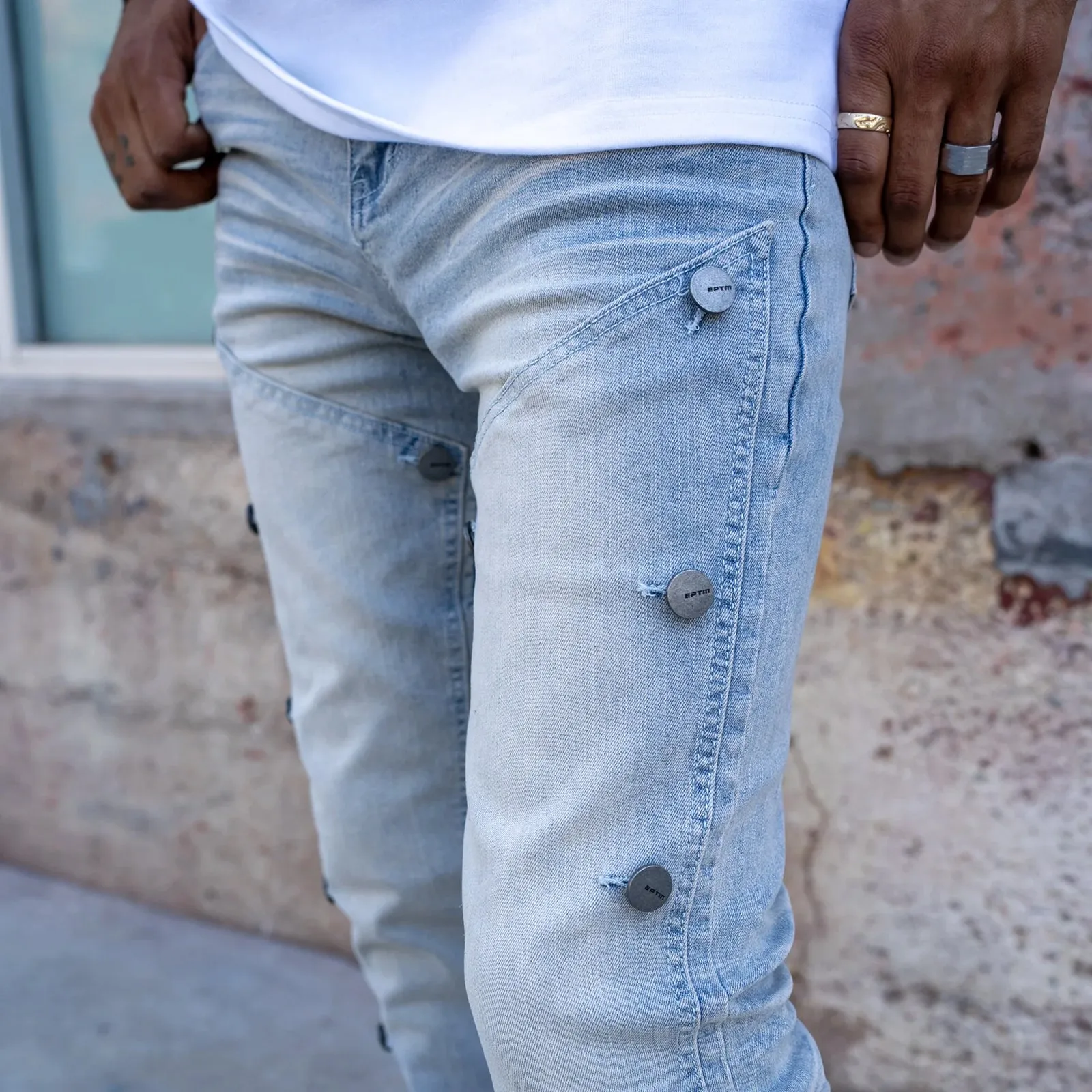 EPTM Cowboy Button Denim Pant