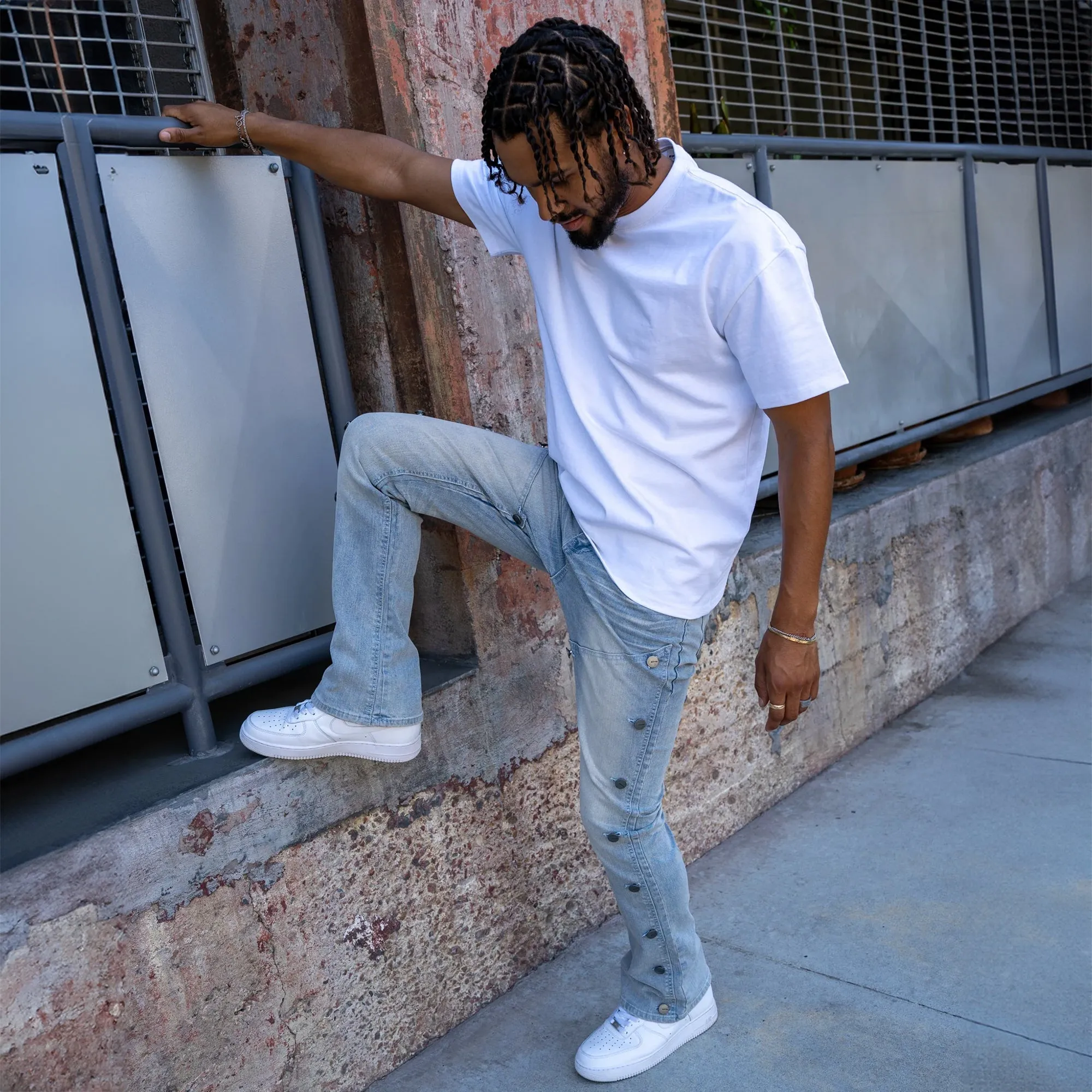 EPTM Cowboy Button Denim Pant