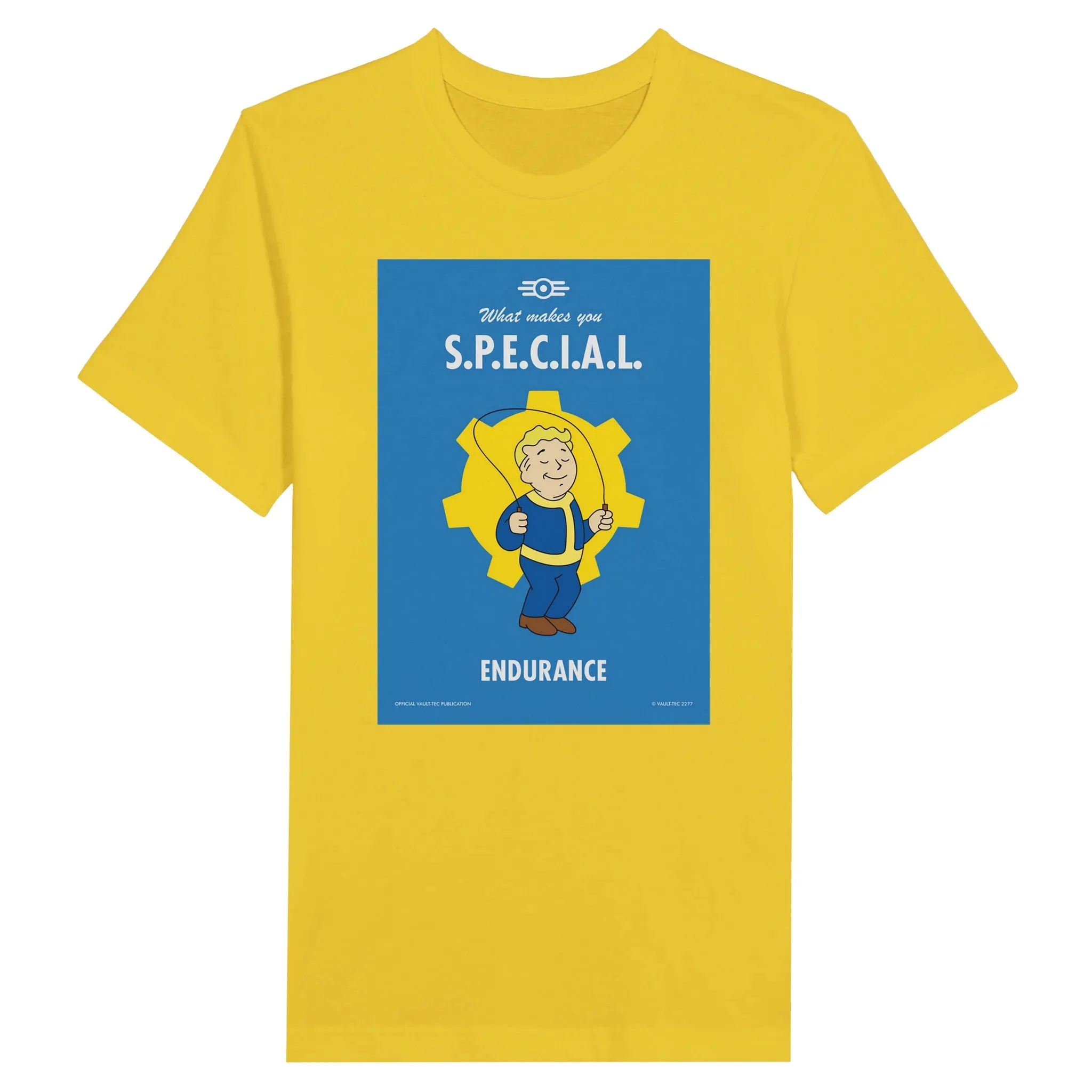 Fallout T-shirt - What Makes You S.P.E.C.I.A.L. Endurance Artwork - Premium Unisex T-shirt