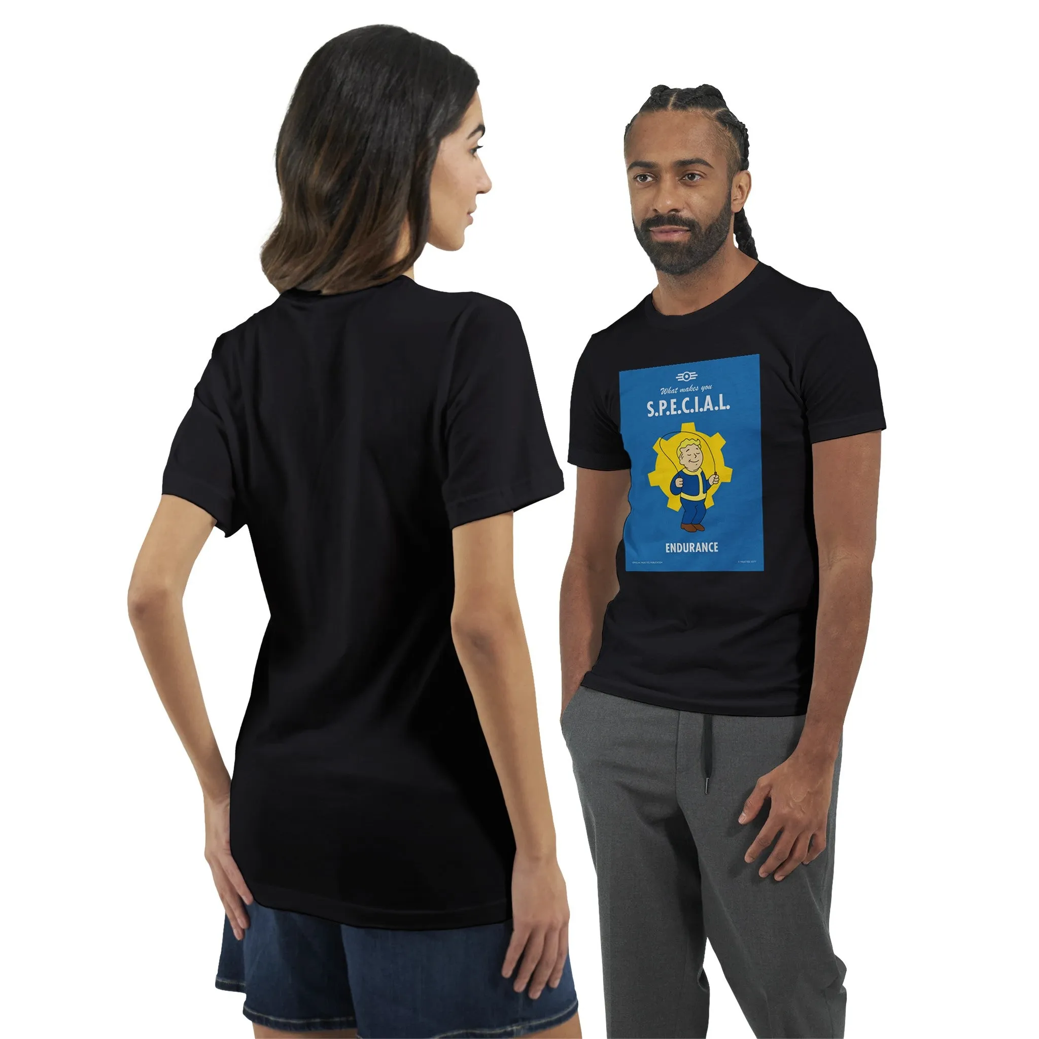 Fallout T-shirt - What Makes You S.P.E.C.I.A.L. Endurance Artwork - Premium Unisex T-shirt