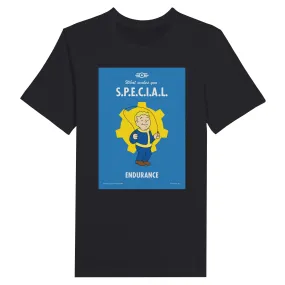 Fallout T-shirt - What Makes You S.P.E.C.I.A.L. Endurance Artwork - Premium Unisex T-shirt