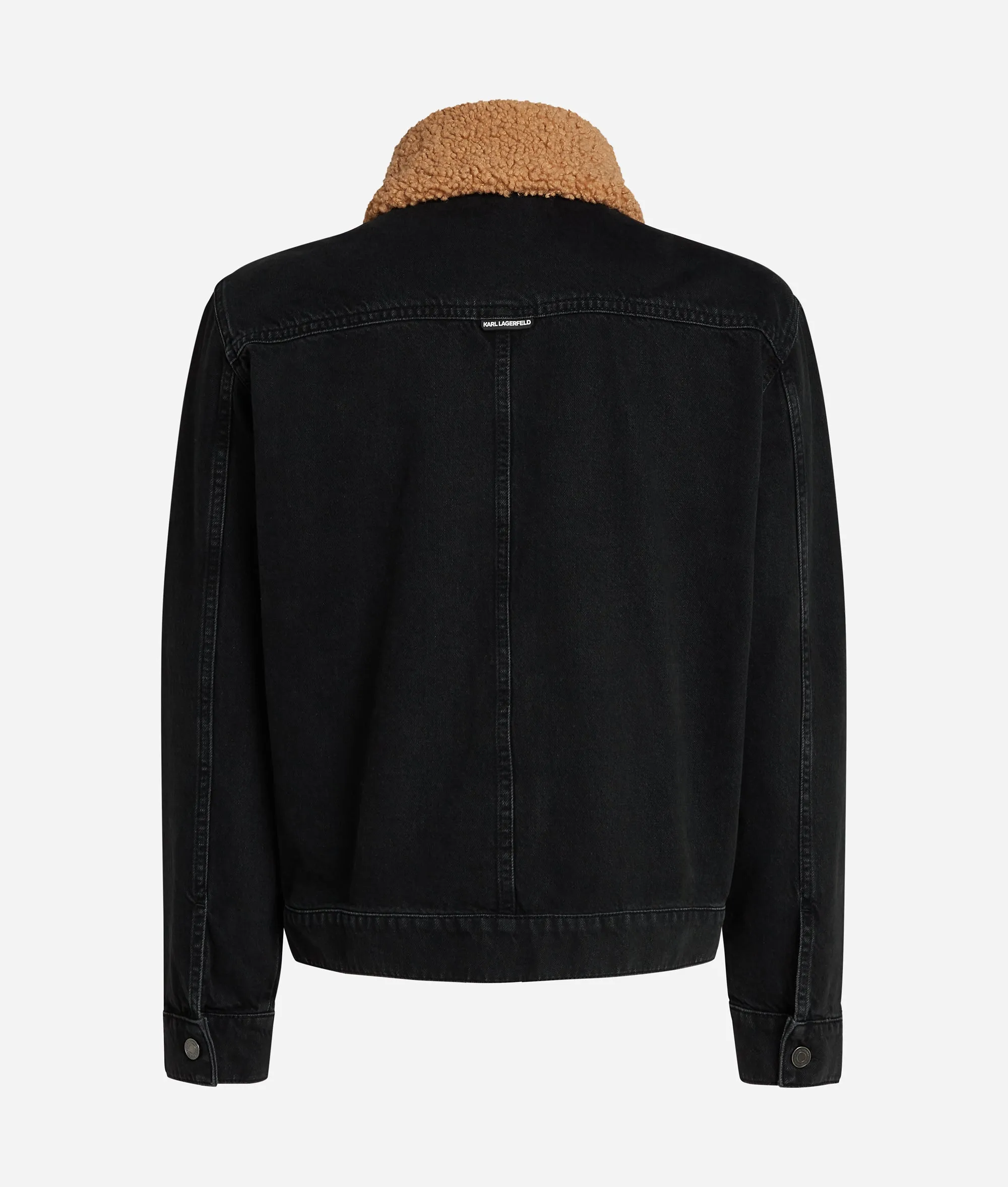 FAUX SHEARLING KL DENIM JACKET