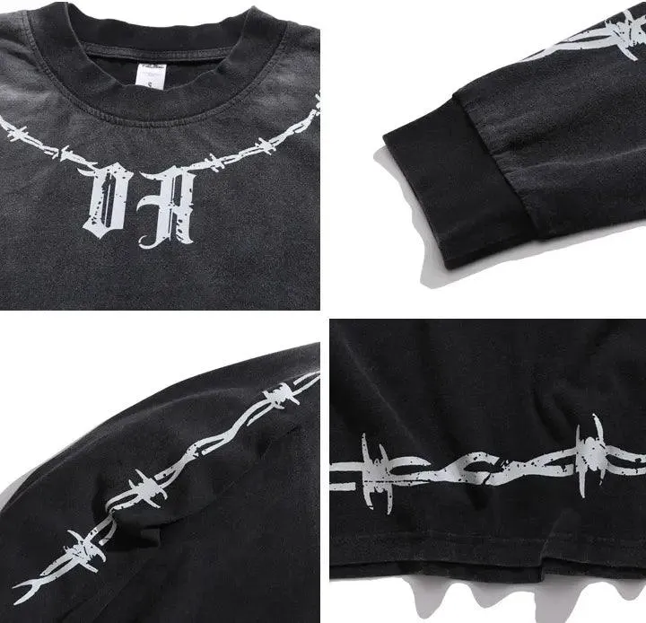 Guochao High Street Gradient T-Shirt