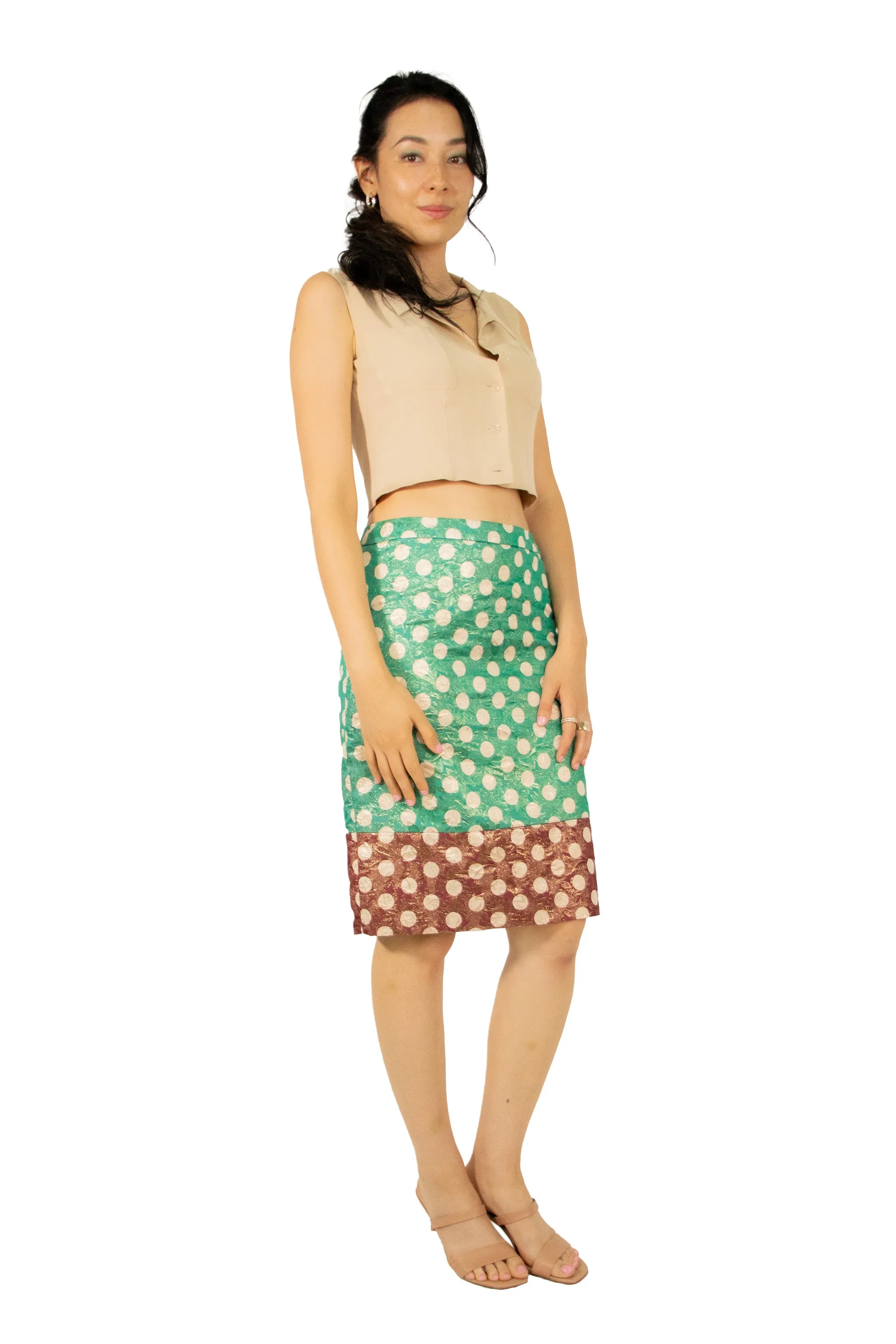 J. Crew SS 13 Polkadot Skirt
