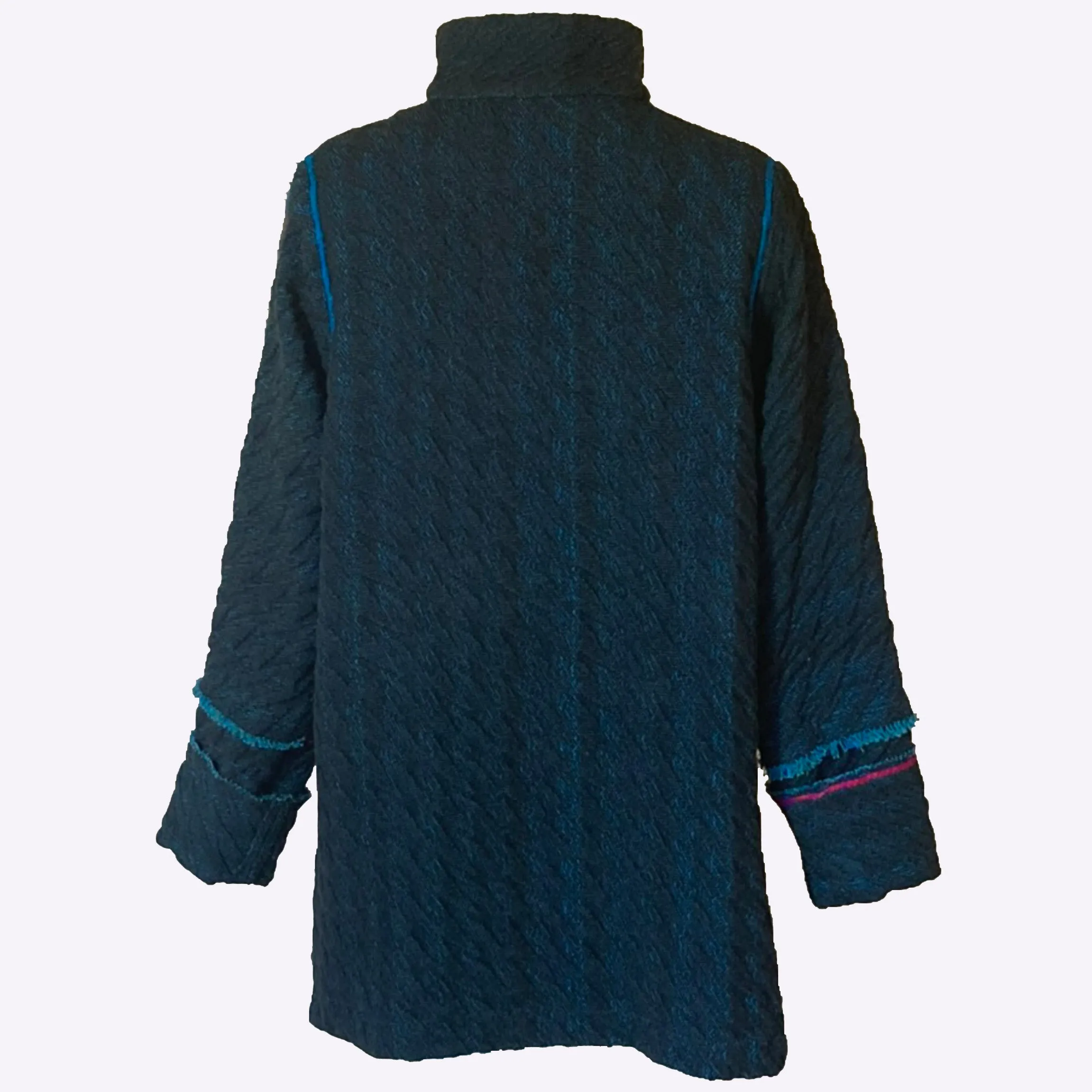 Joyce Wilkerson Prima Jacket, Textured Indigo, S