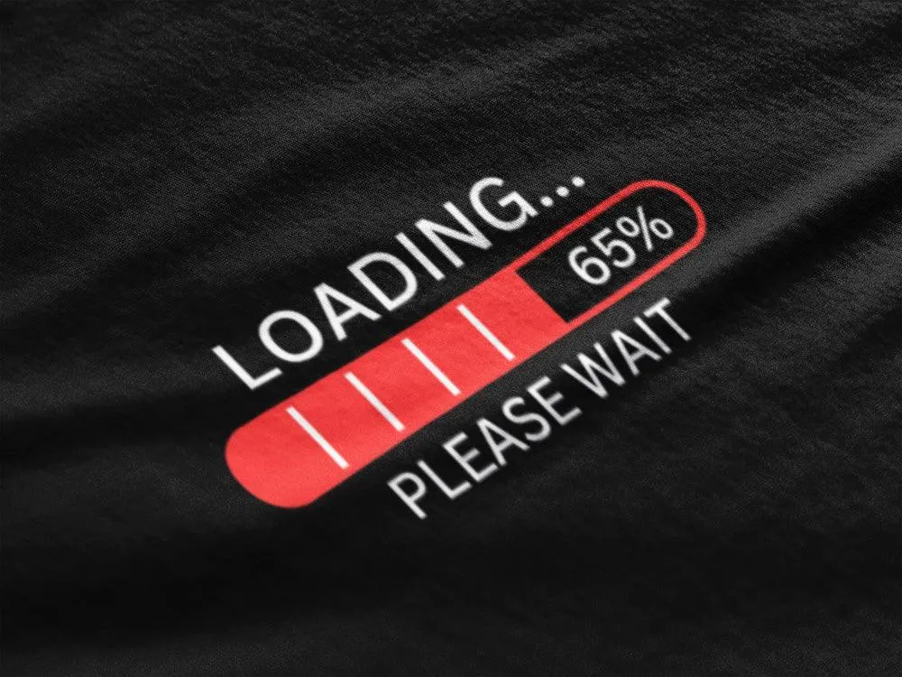 Loading Success - Unisex Oversized Cotton Graphic Printed T-Shirt