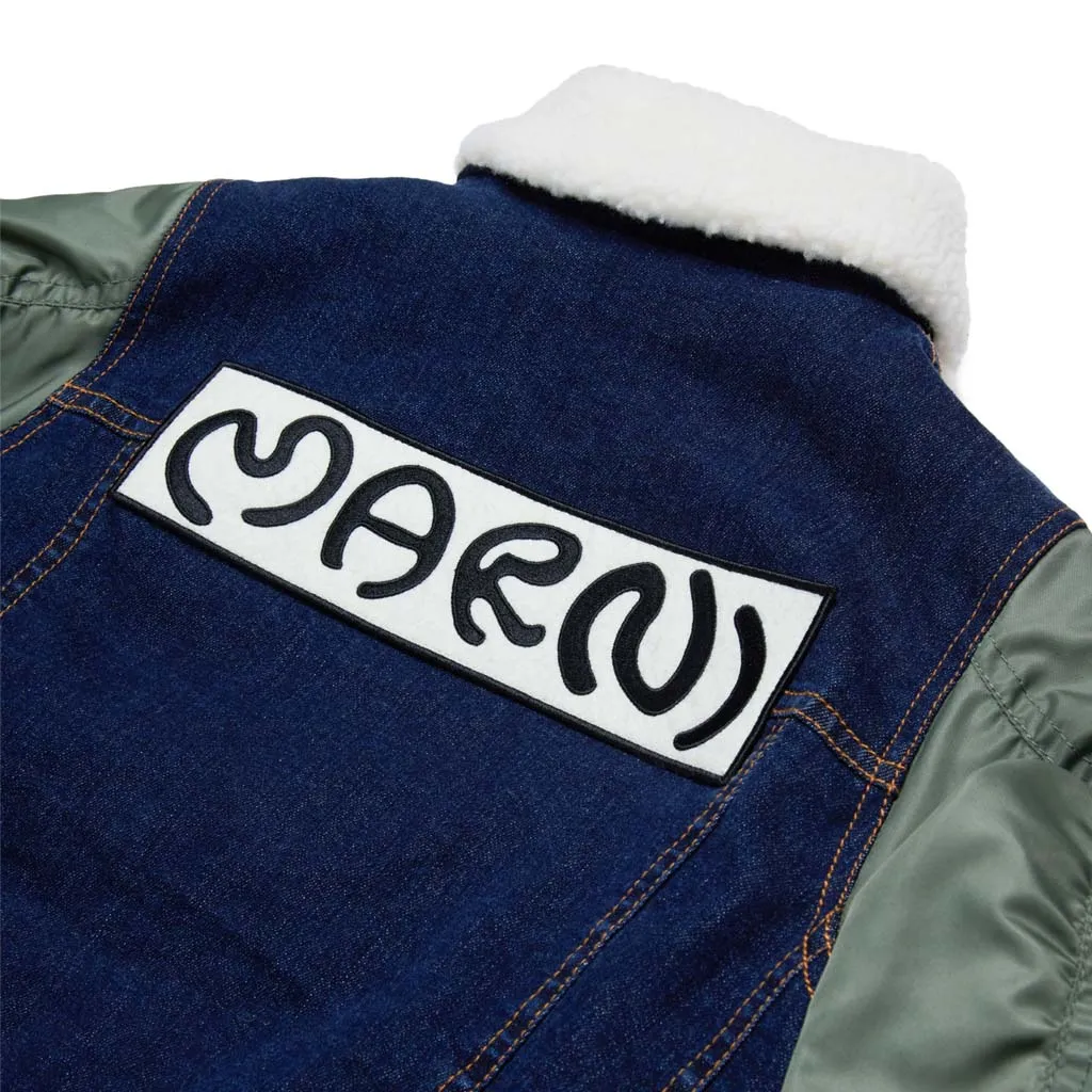 Marni Kids Denim Flight Jacket