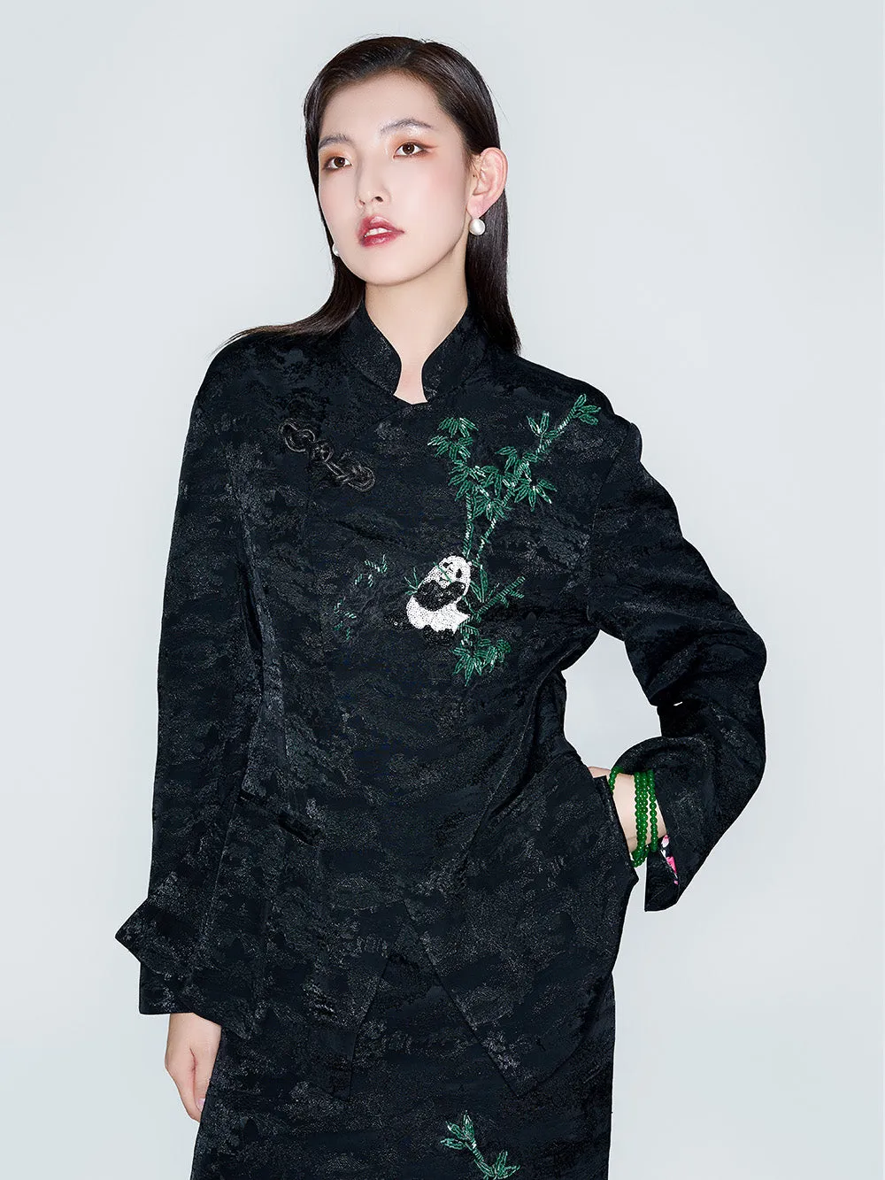 MUKZIN Linglong Asymmetric Neo-Chinese Style Tang Jacket