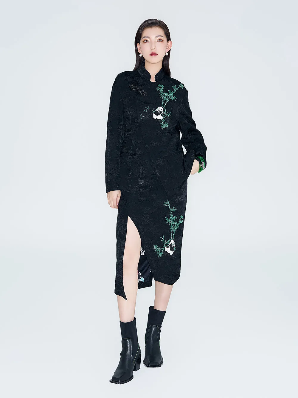 MUKZIN Linglong Asymmetric Neo-Chinese Style Tang Jacket