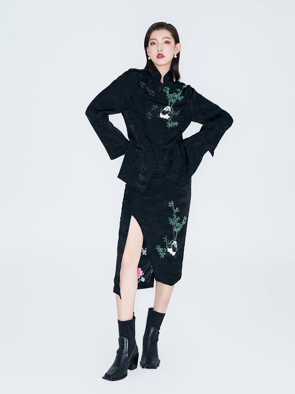 MUKZIN Linglong Asymmetric Neo-Chinese Style Tang Jacket