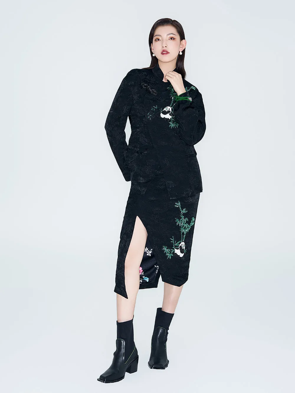 MUKZIN Linglong Asymmetric Neo-Chinese Style Tang Jacket