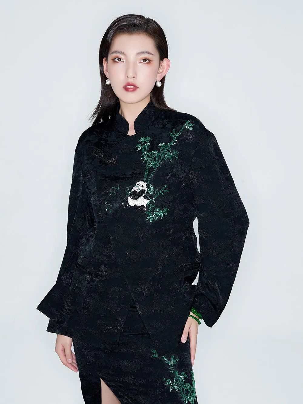 MUKZIN Linglong Asymmetric Neo-Chinese Style Tang Jacket