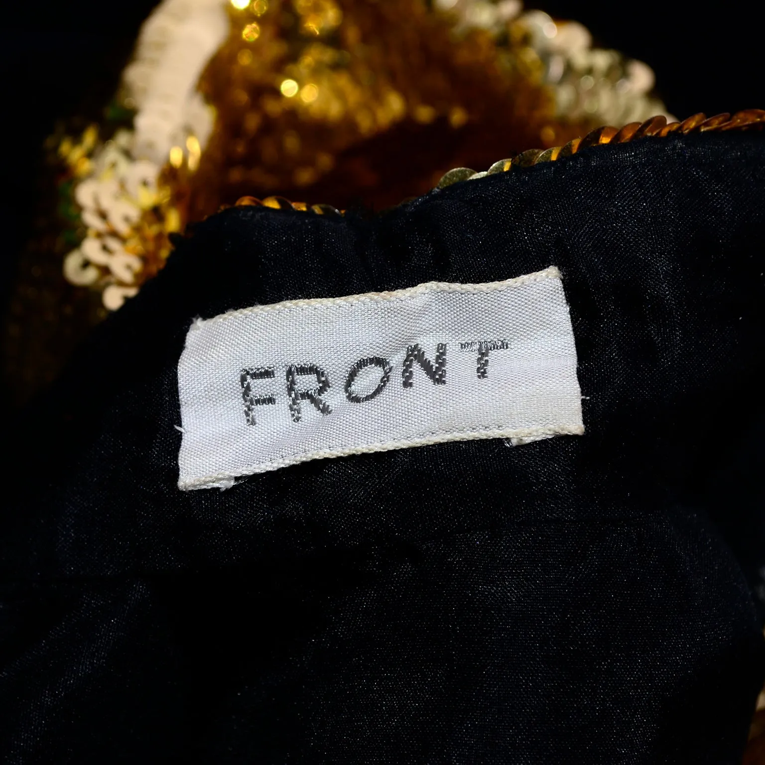 Norman Norell Gold & Black Vintage Evening Dress w/ Jacket