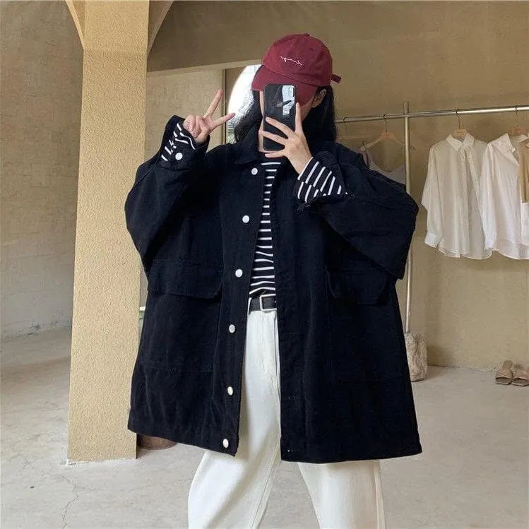 Oversized Buttoned Shirt/Jacket