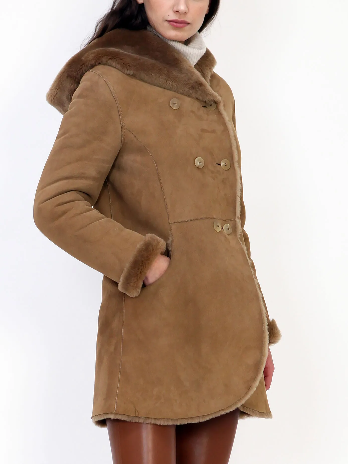 Samantha Italian Merino Shearling Sheepskin Jacket