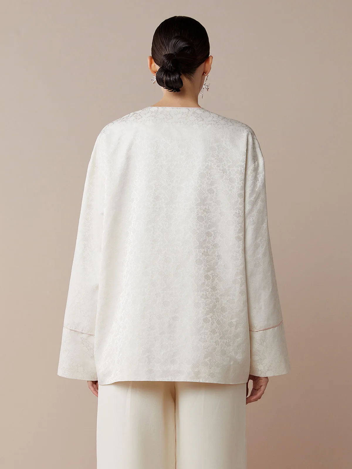 SILKINC Su Brocade Chinese Button Down Jacket