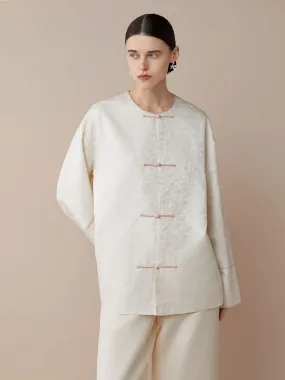 SILKINC Su Brocade Chinese Button Down Jacket