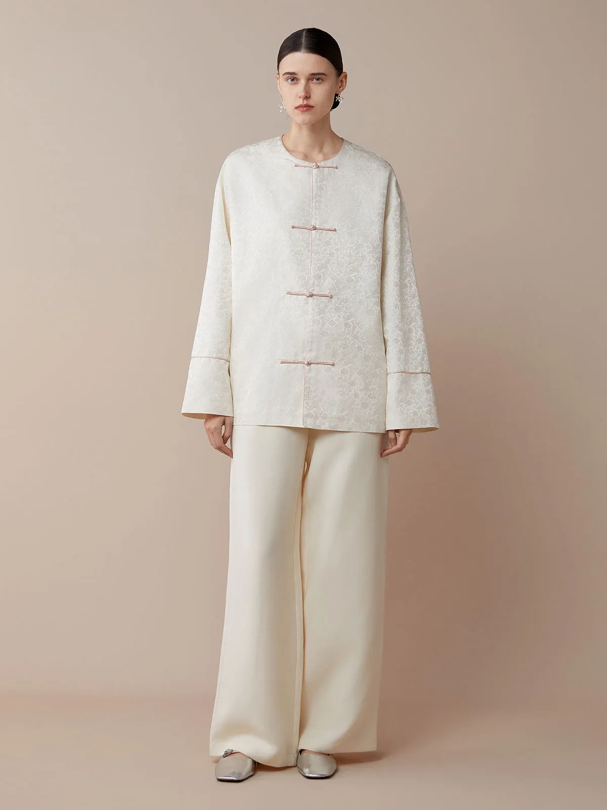 SILKINC Su Brocade Chinese Button Down Jacket