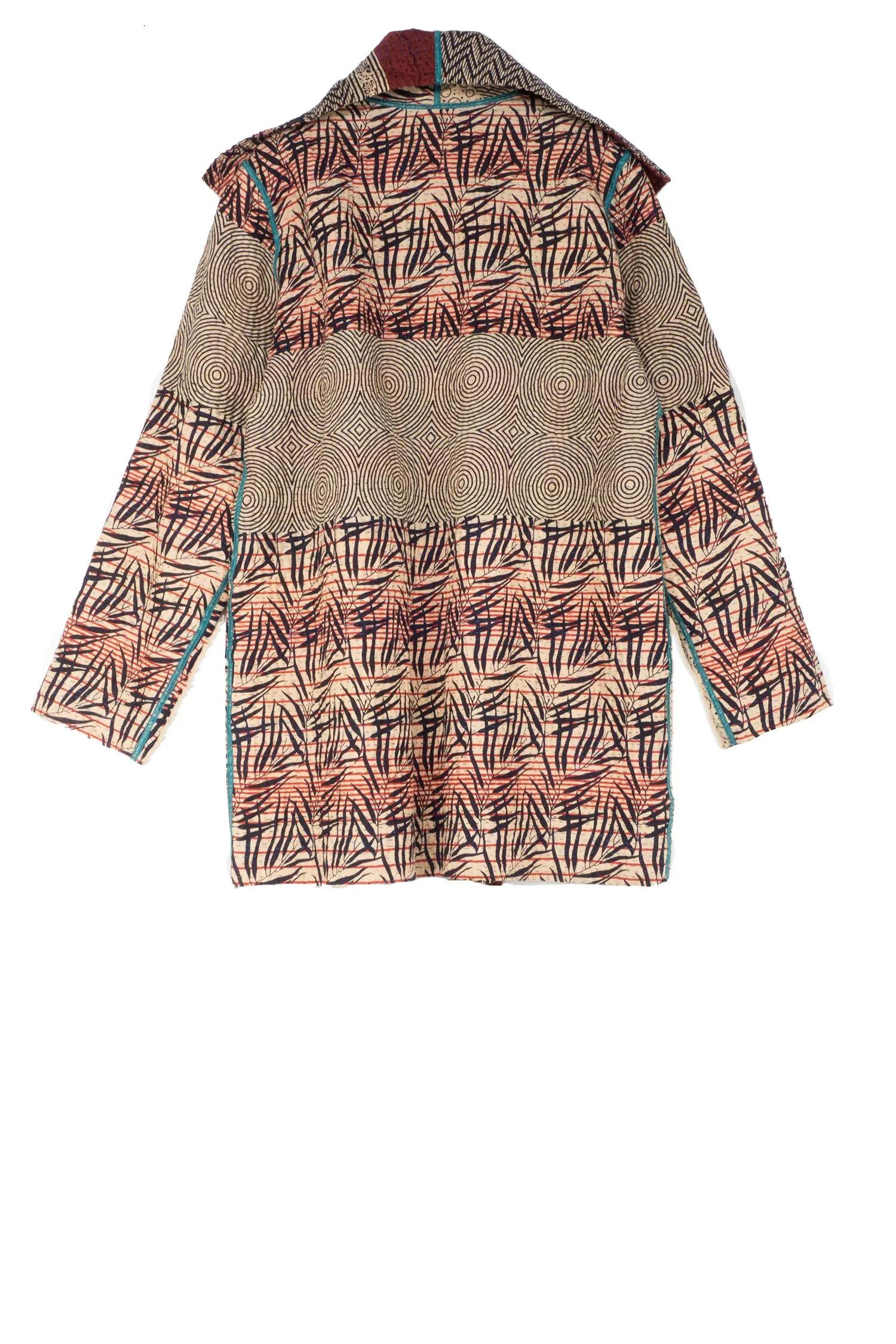 SOHO BAMBOO KANTHA POCKET JKT - bo4002-blk -
