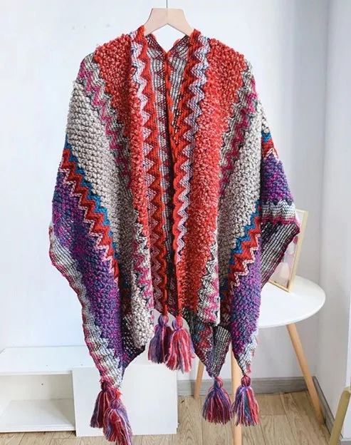 Stunning Shawl Wrap Poncho
