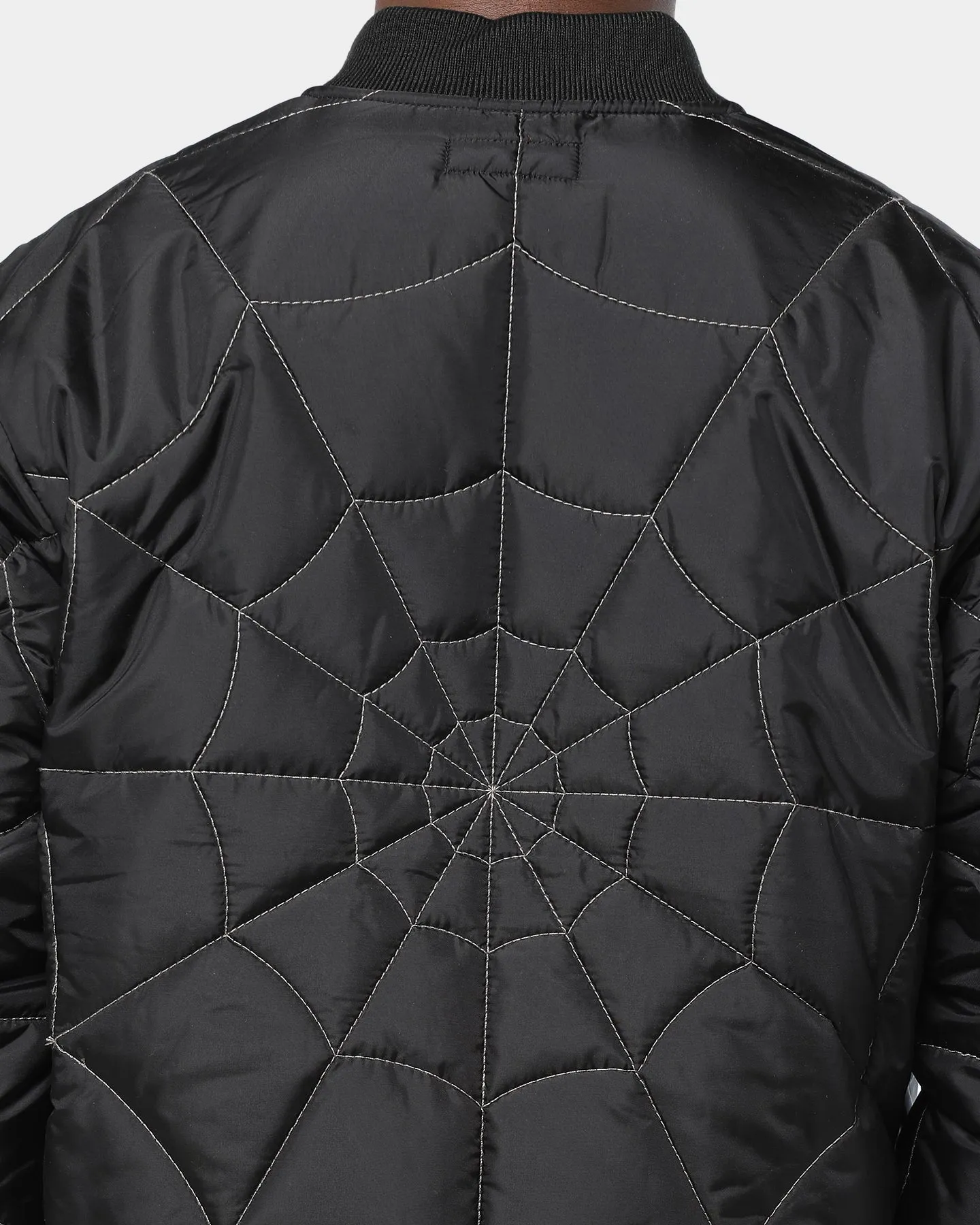 Supreme Spider Web Quilted Work Jacket Black