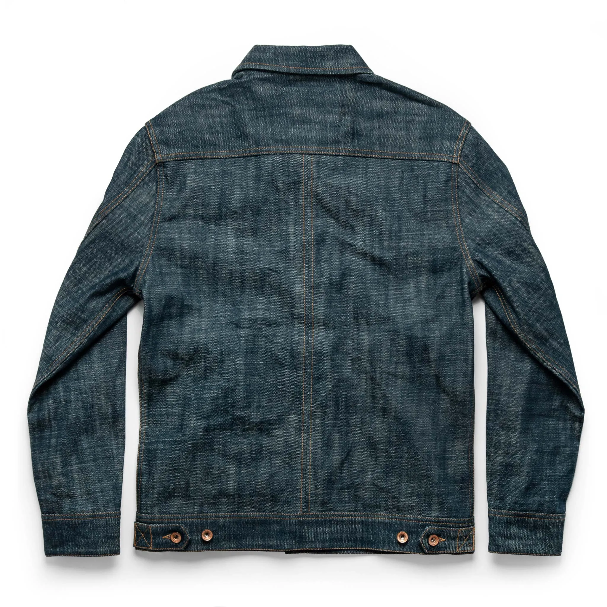 The Long Haul Jacket in Green Cast Selvage