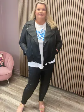 VALARIE BIKER JACKET (BLACK)