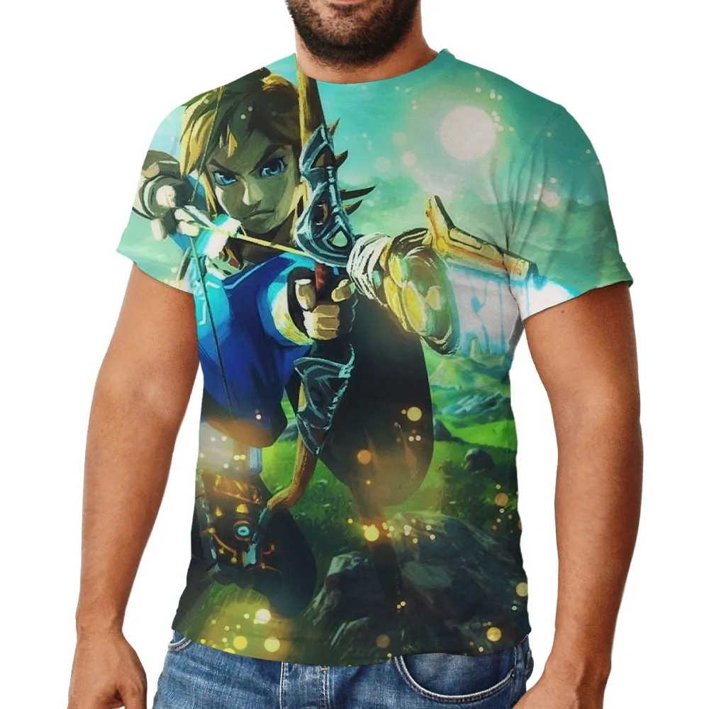 Zelda 3D Printed T Shirt Boy Girl Kids Cool Fashion Streetwear Men Women Children Casual Short Sleeve Tops99199