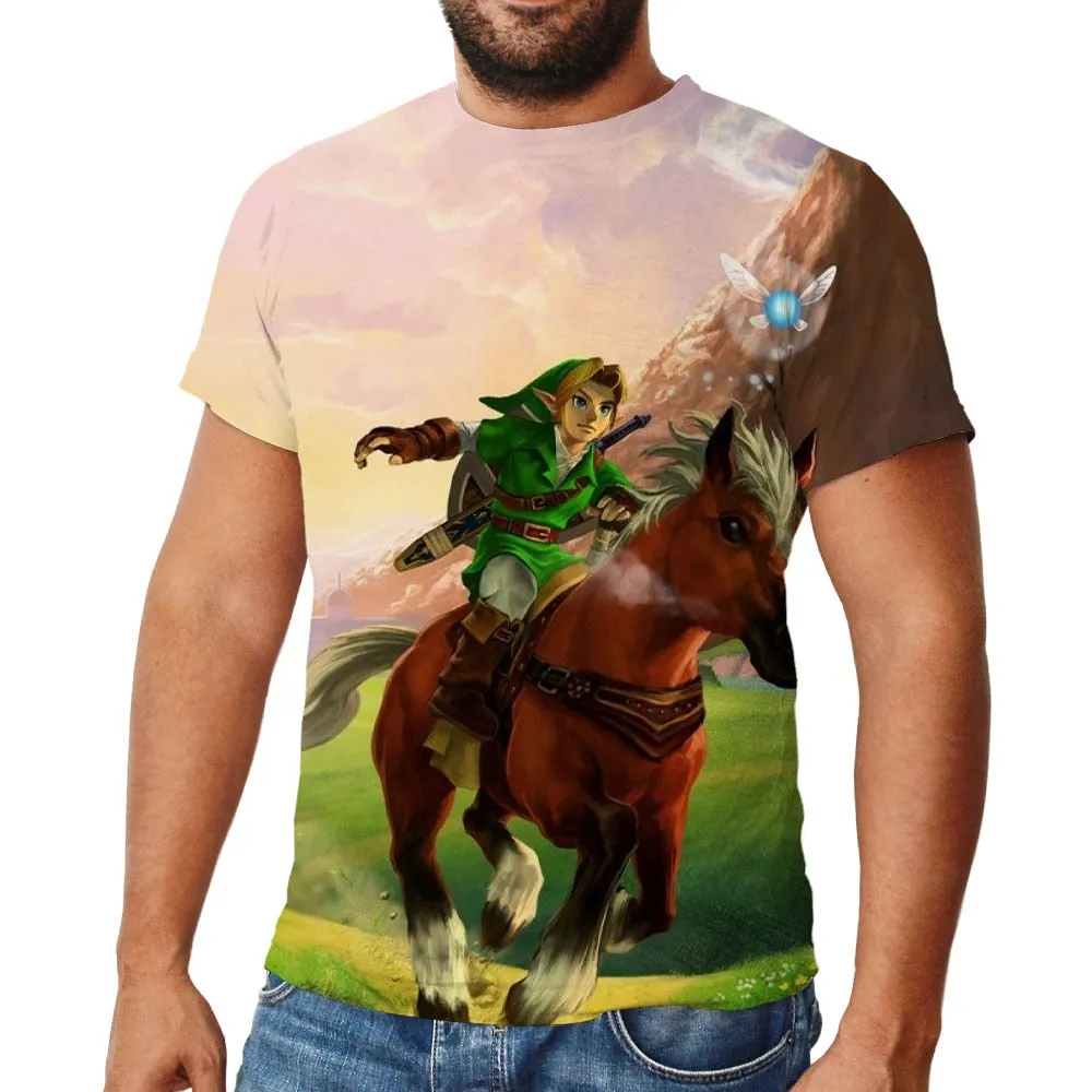 Zelda 3D Printed T Shirt Boy Girl Kids Cool Fashion Streetwear Men Women Children Casual Short Sleeve Tops99199