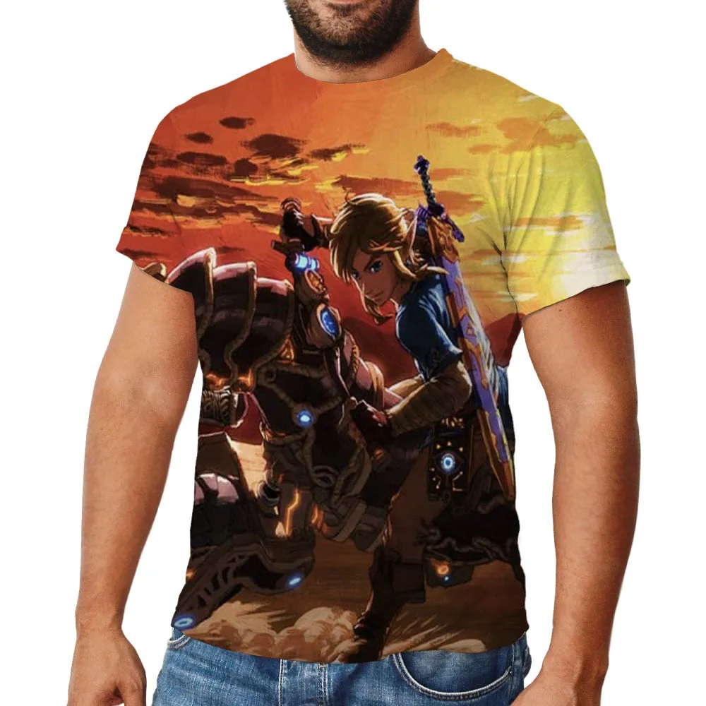 Zelda 3D Printed T Shirt Boy Girl Kids Cool Fashion Streetwear Men Women Children Casual Short Sleeve Tops99199